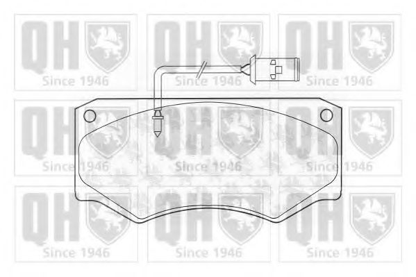 Тормозные колодки QUINTON HAZELL BP828