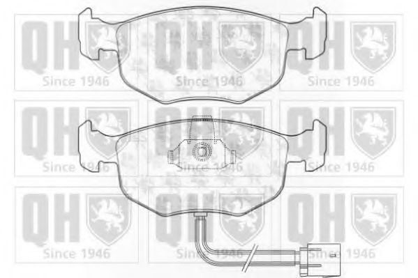 Тормозные колодки QUINTON HAZELL BP834