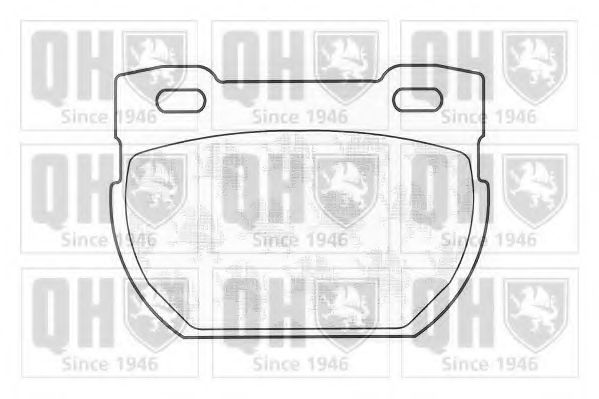 Тормозные колодки QUINTON HAZELL BP840