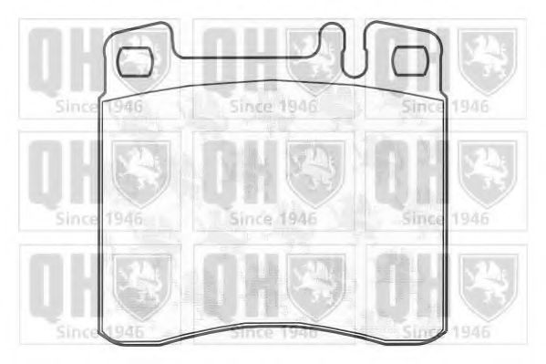 Тормозные колодки QUINTON HAZELL BP843