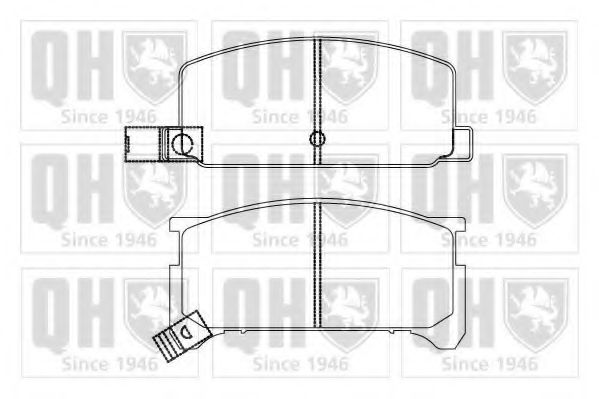 Тормозные колодки QUINTON HAZELL BP853