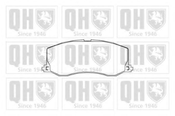 Тормозные колодки QUINTON HAZELL BP854