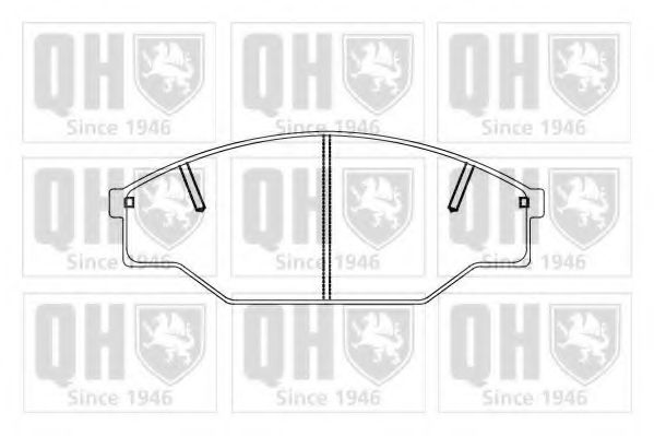 Тормозные колодки QUINTON HAZELL BP856