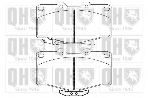 Тормозные колодки QUINTON HAZELL BP858
