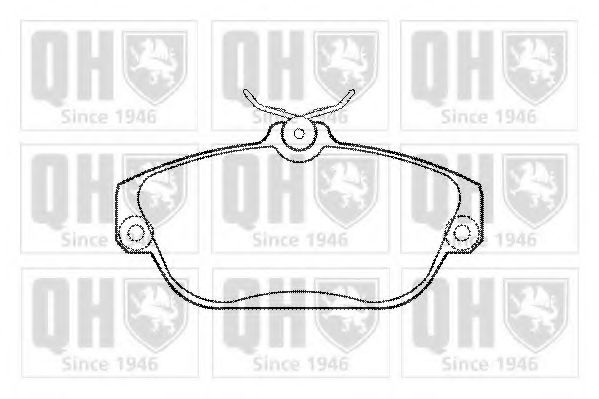 Тормозные колодки QUINTON HAZELL BP859