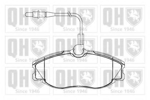 Тормозные колодки QUINTON HAZELL BP865