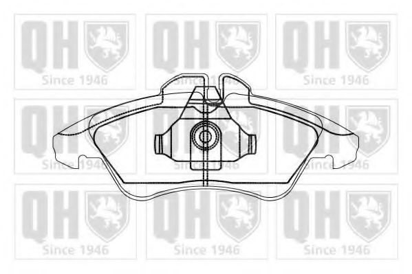 Тормозные колодки QUINTON HAZELL BP867