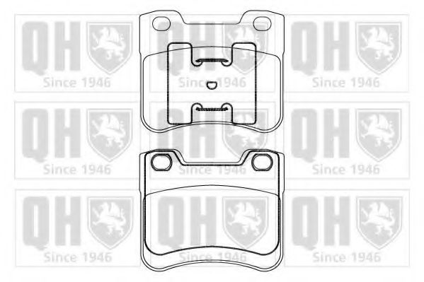 Тормозные колодки QUINTON HAZELL BP870