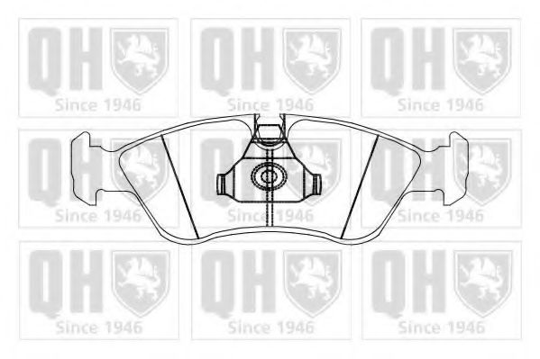 Тормозные колодки QUINTON HAZELL BP874