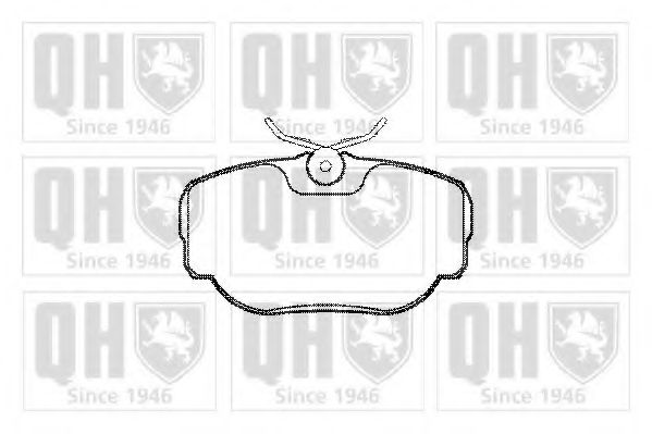 Тормозные колодки QUINTON HAZELL BP897