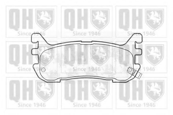 Тормозные колодки QUINTON HAZELL BP907