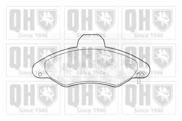 Тормозные колодки QUINTON HAZELL BP982