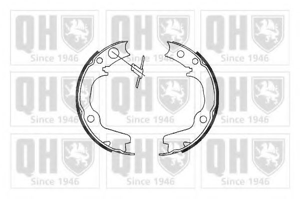 Тормозные колодки барабанные QUINTON HAZELL BS1097
