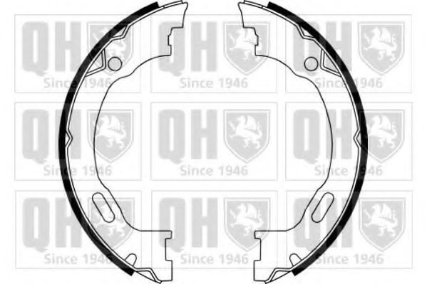Тормозные колодки барабанные QUINTON HAZELL BS1143