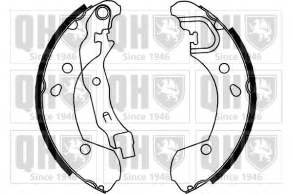Тормозные колодки барабанные QUINTON HAZELL BS1153