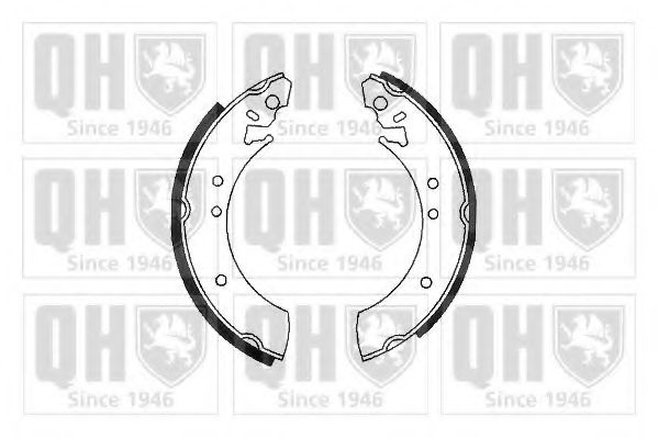 Тормозные колодки барабанные QUINTON HAZELL BS509