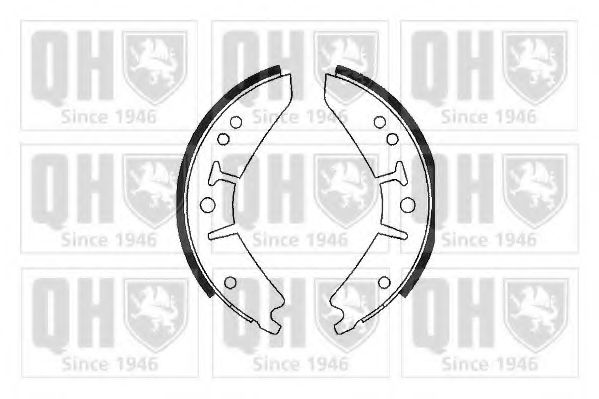 Тормозные колодки барабанные QUINTON HAZELL BS532