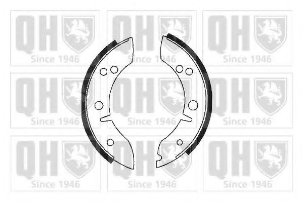 Тормозные колодки барабанные QUINTON HAZELL BS534