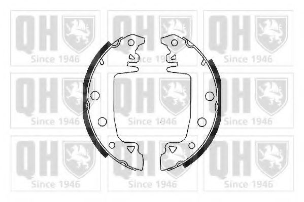 Тормозные колодки барабанные QUINTON HAZELL BS546