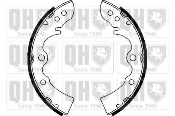 Тормозные колодки барабанные QUINTON HAZELL BS569
