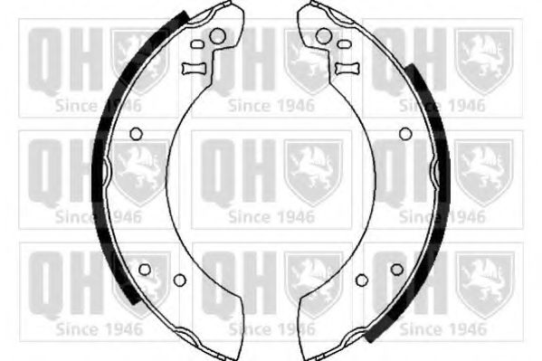 Тормозные колодки барабанные QUINTON HAZELL BS606