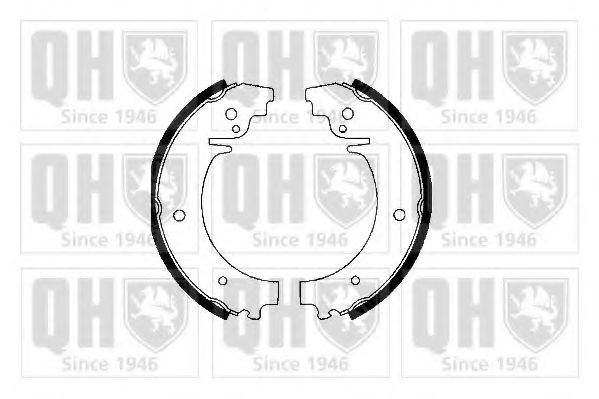Тормозные колодки барабанные QUINTON HAZELL BS627