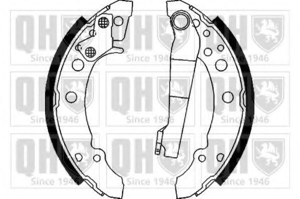 Тормозные колодки барабанные QUINTON HAZELL BS629