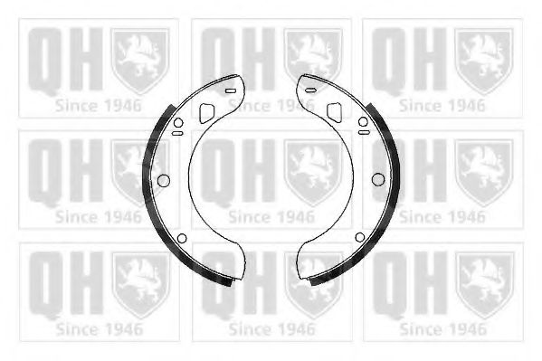 Тормозные колодки барабанные quintonhazell BS726