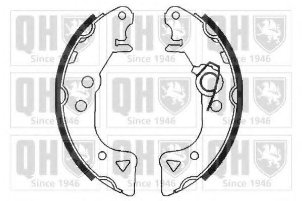Тормозные колодки барабанные QUINTON HAZELL BS774