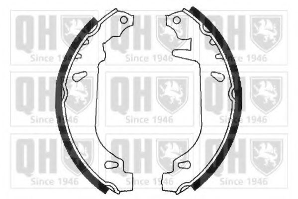 Тормозные колодки барабанные QUINTON HAZELL BS786