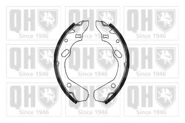 Тормозные колодки барабанные QUINTON HAZELL BS788
