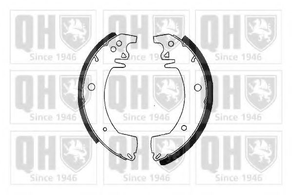 Тормозные колодки барабанные QUINTON HAZELL BS800