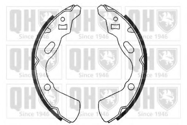 Тормозные колодки барабанные QUINTON HAZELL BS869