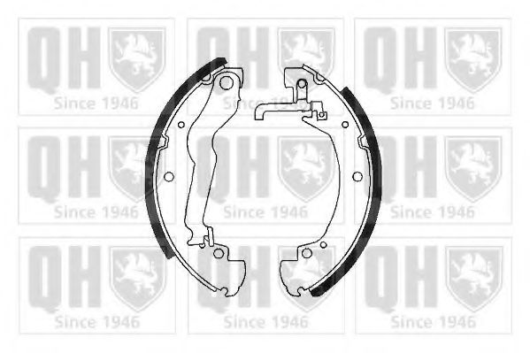 Тормозные колодки барабанные QUINTON HAZELL BS891