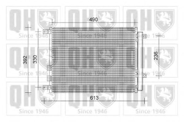 Радиатор кондиционера quintonhazell QCN384