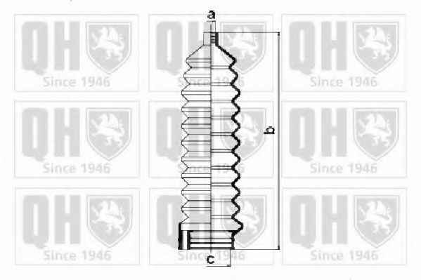 Пыльник рулевой рейки QUINTON HAZELL QG1084