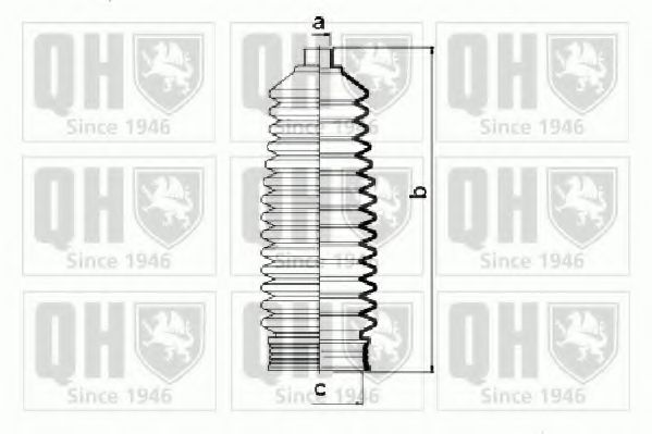 Пыльник рулевой рейки QUINTON HAZELL QG1320