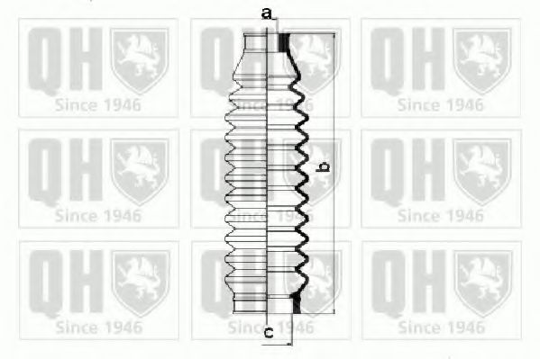 Пыльник рулевой рейки QUINTON HAZELL QG1334