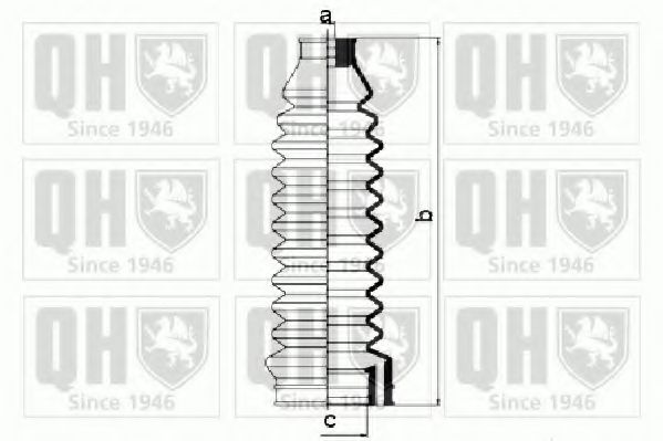 Пыльник рулевой рейки QUINTON HAZELL QG1336
