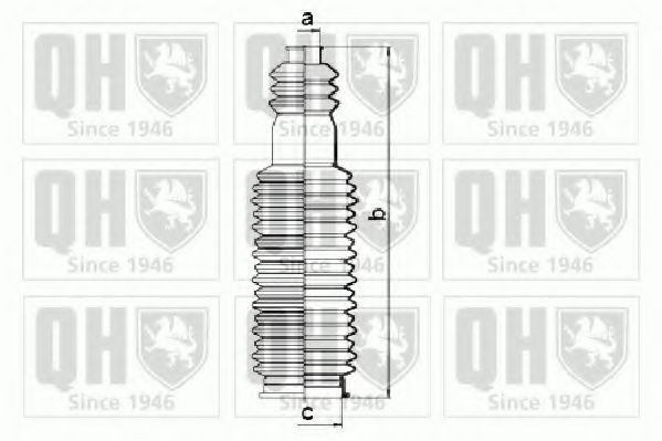 Пыльник рулевой рейки QUINTON HAZELL QG1411