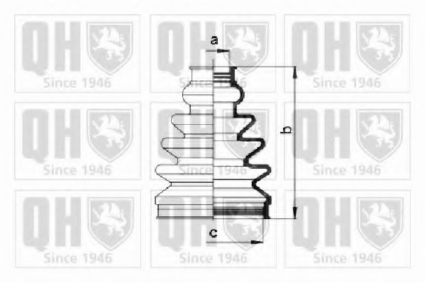 Комплект пыльника шруса QUINTON HAZELL QJB1008