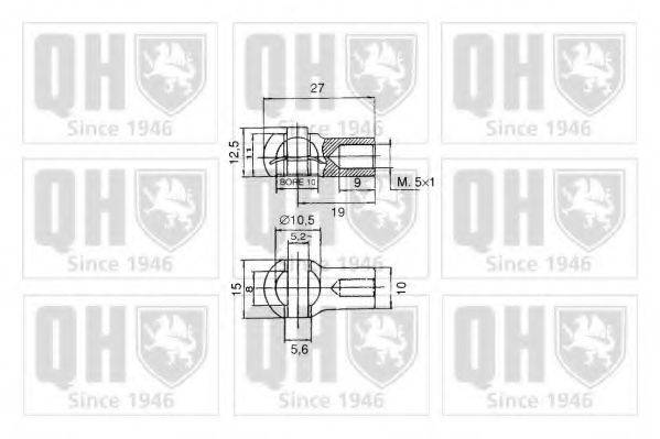 Амортизатор багажника QUINTON HAZELL QTS128327