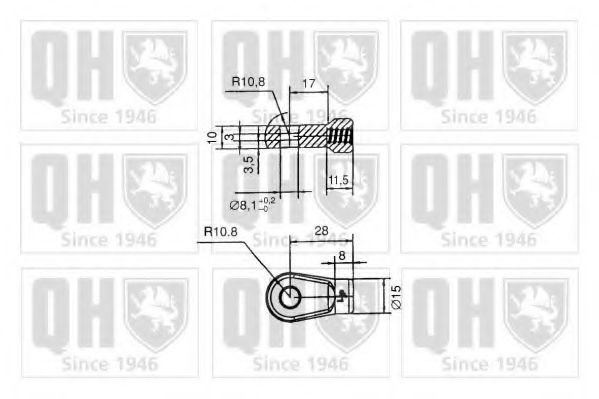 Амортизатор багажника VAG 155827550B Амортизатор багажника VAG 155827550B