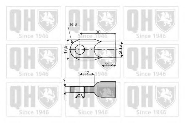 Амортизатор багажника QUINTON HAZELL 128364