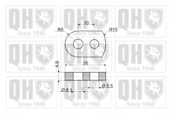 Амортизатор багажника quintonhazell QTS128409