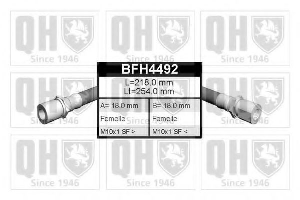 Тормозной шланг quintonhazell BFH4492