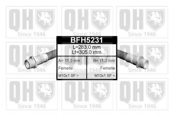 Тормозной шланг quintonhazell BFH5231