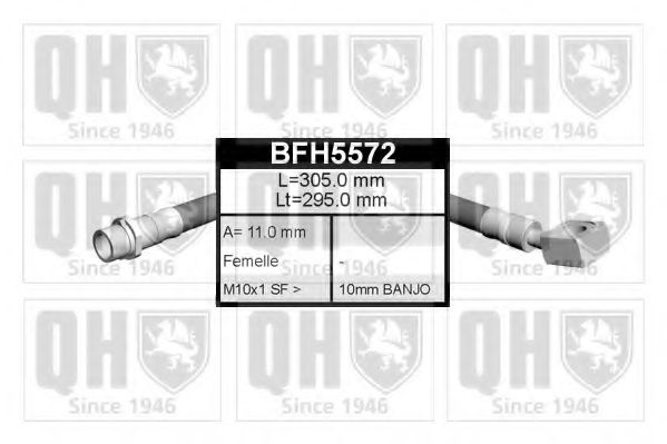 Тормозной шланг QUINTON HAZELL BFH5572