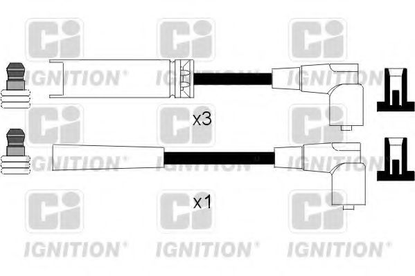 Комплект проводов зажигания QUINTON HAZELL XC1080