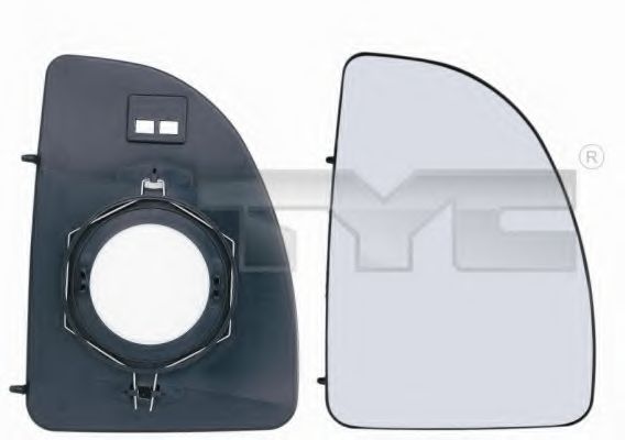 Стекло наружного зеркала TYC 305-0089-1